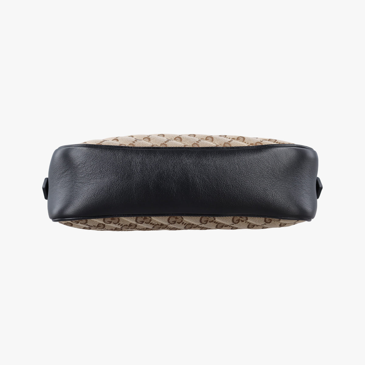 Pre-owned Gucci GG Marmont Black×beige Canvas×Leather 447632 shoulderbag | stylenewstar