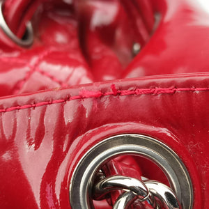 Secondhand Chanel Drawstring Tote Red Patent A47746 shoulderbag | stylenewstar