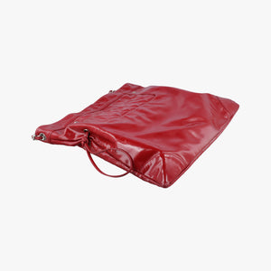 Secondhand Chanel Drawstring Tote Red Patent A47746 shoulderbag | stylenewstar