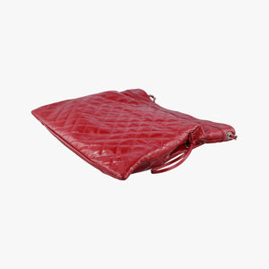 Secondhand Chanel Drawstring Tote Red Patent A47746 shoulderbag | stylenewstar