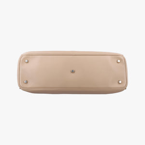 Pre-owned Christian Dior Diorissimo Beige Leather  shoulderbag | stylenewstar