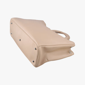 Pre-owned Christian Dior Diorissimo Beige Leather  shoulderbag | stylenewstar