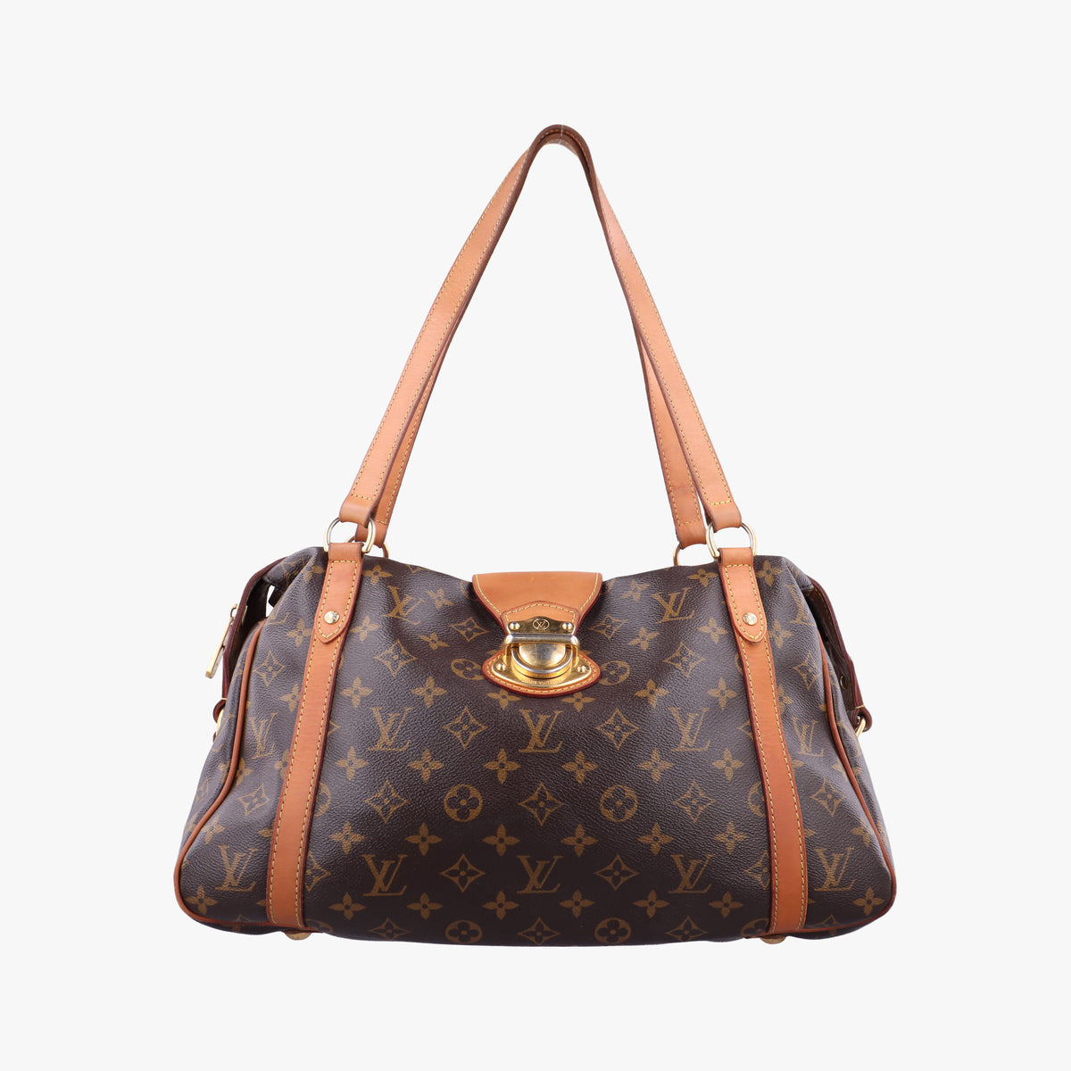 Secondhand Louis Vuitton STRESA PM brown Monogram Canvas M51186 shoulderbag | stylenewstar