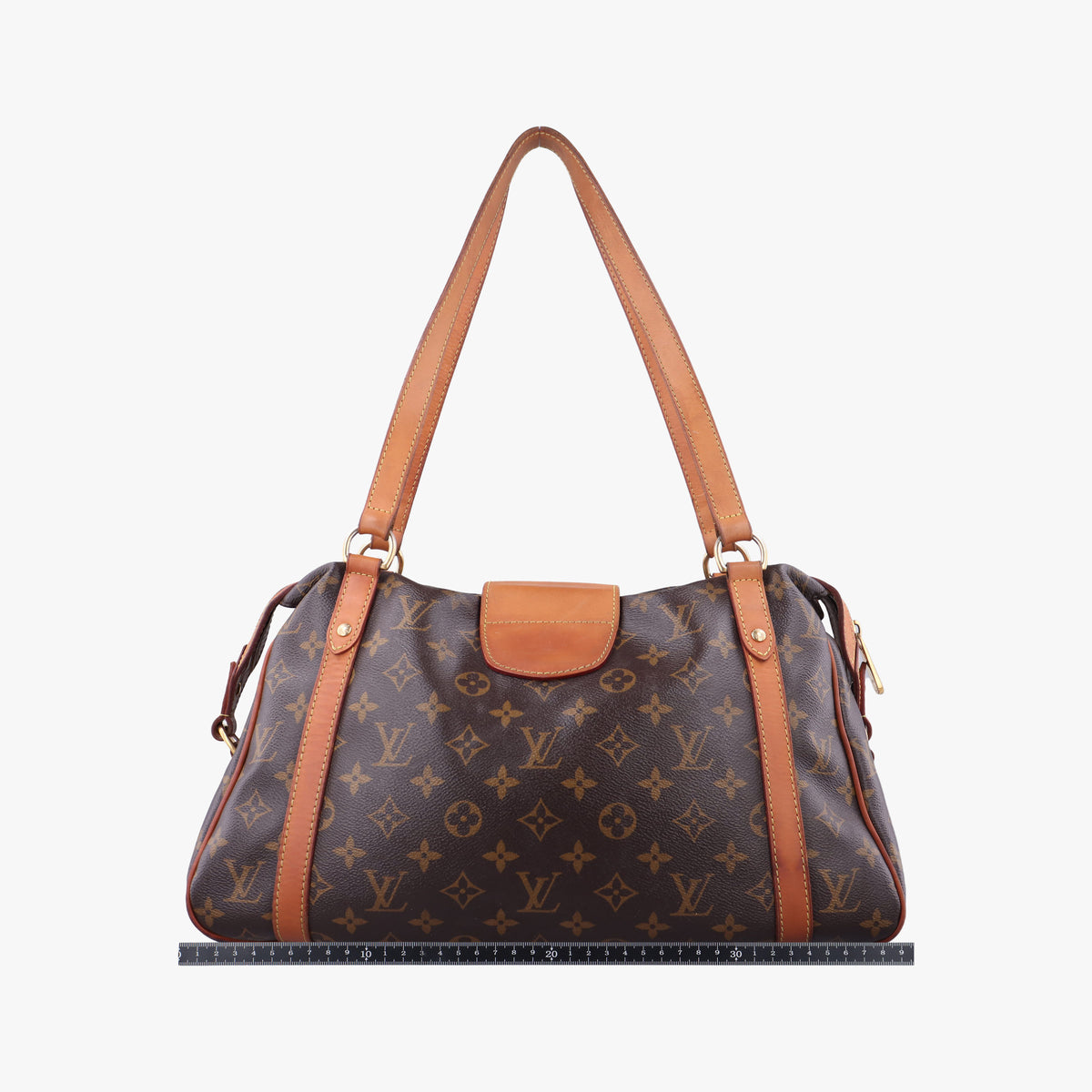 Secondhand Louis Vuitton STRESA PM brown Monogram Canvas M51186 shoulderbag | stylenewstar