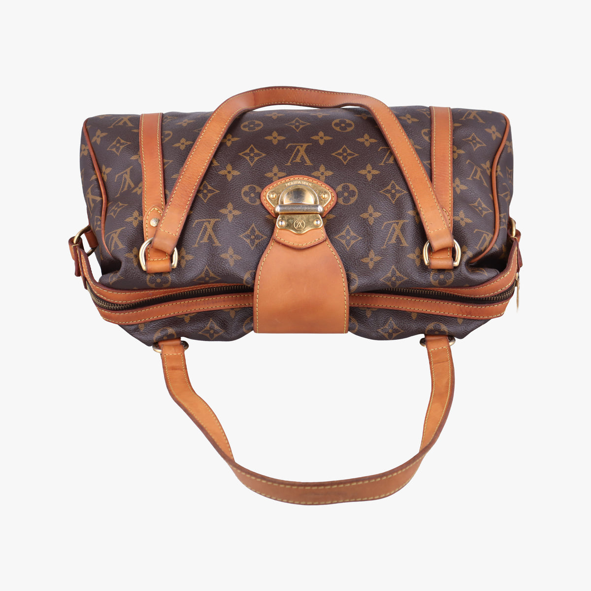 Secondhand Louis Vuitton STRESA PM brown Monogram Canvas M51186 shoulderbag | stylenewstar