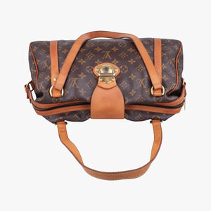 Secondhand Louis Vuitton STRESA PM brown Monogram Canvas M51186 shoulderbag | stylenewstar
