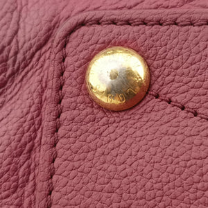 Pre-owned Louis Vuitton Speedy Bandouliere 25 Aurore Monogram Empreinte M40764 shoulderbag | stylenewstar