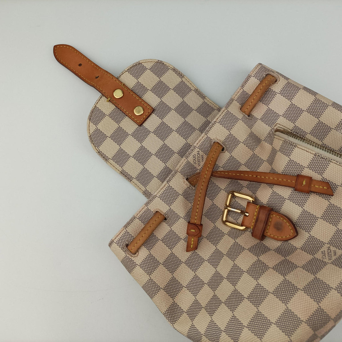 Pre-owned Louis Vuitton SPERONE BB Azur Damier Canvas N44026 backpack/rucksack | stylenewstar