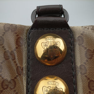 Pre-owned Gucci Babushka Multicolour PVC coated canvas×Leather 207775 handbag | stylenewstar