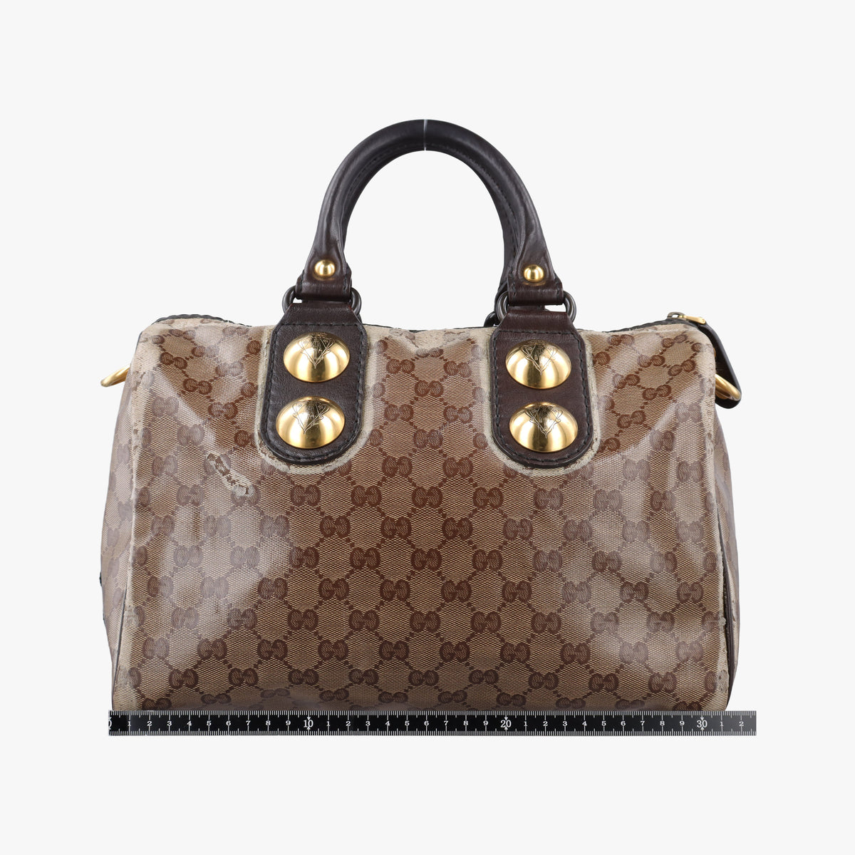 Pre-owned Gucci Babushka Multicolour PVC coated canvas×Leather 207775 handbag | stylenewstar