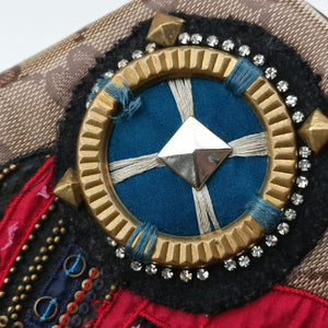 Pre-owned Gucci Babushka Multicolour PVC coated canvas×Leather 207775 handbag | stylenewstar