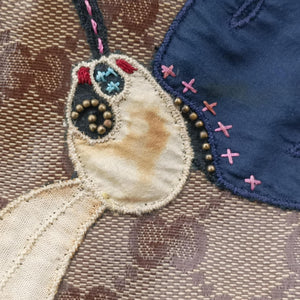 Pre-owned Gucci Babushka Multicolour PVC coated canvas×Leather 207775 handbag | stylenewstar