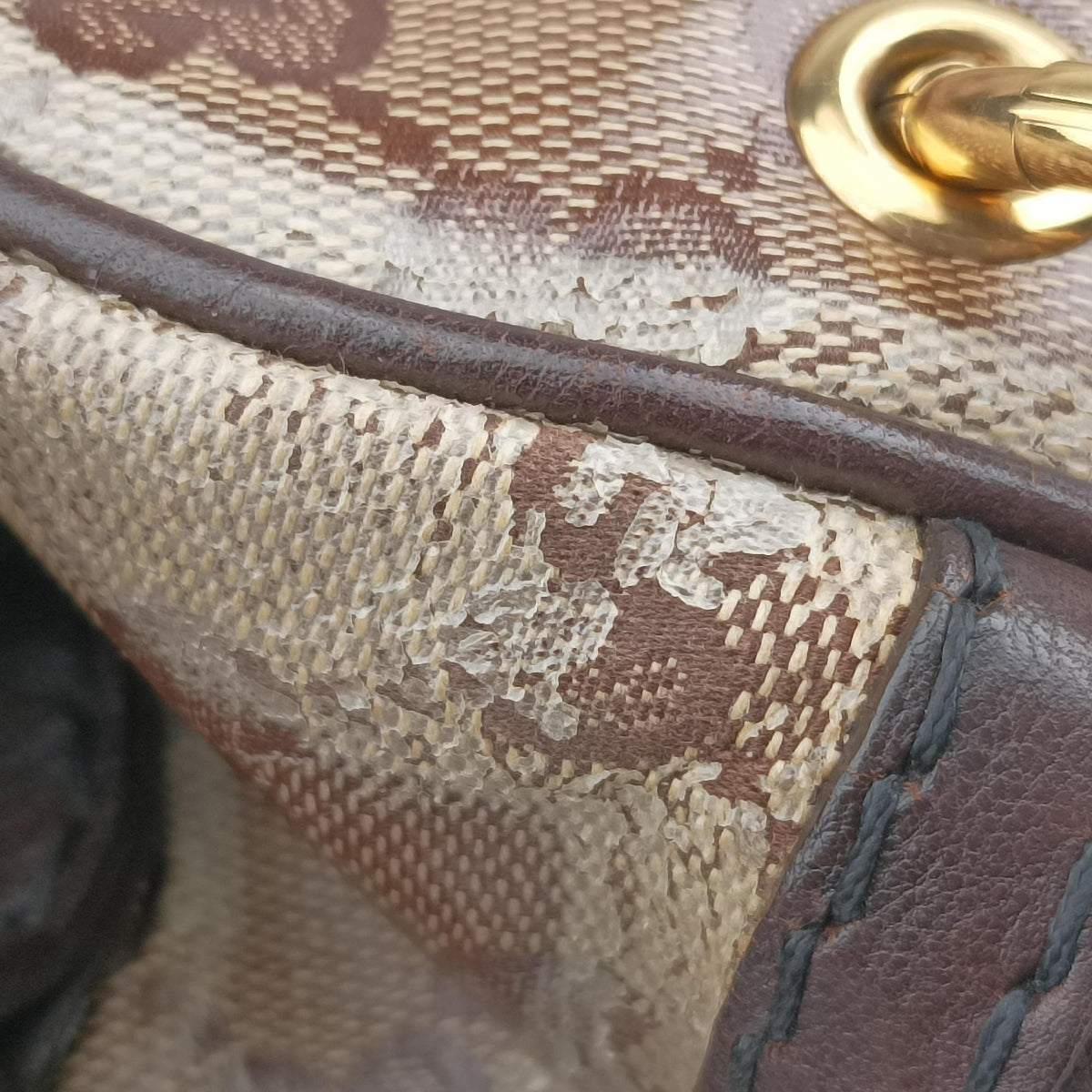 Pre-owned Gucci Babushka Multicolour PVC coated canvas×Leather 207775 handbag | stylenewstar