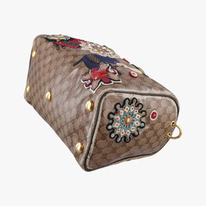 Pre-owned Gucci Babushka Multicolour PVC coated canvas×Leather 207775 handbag | stylenewstar