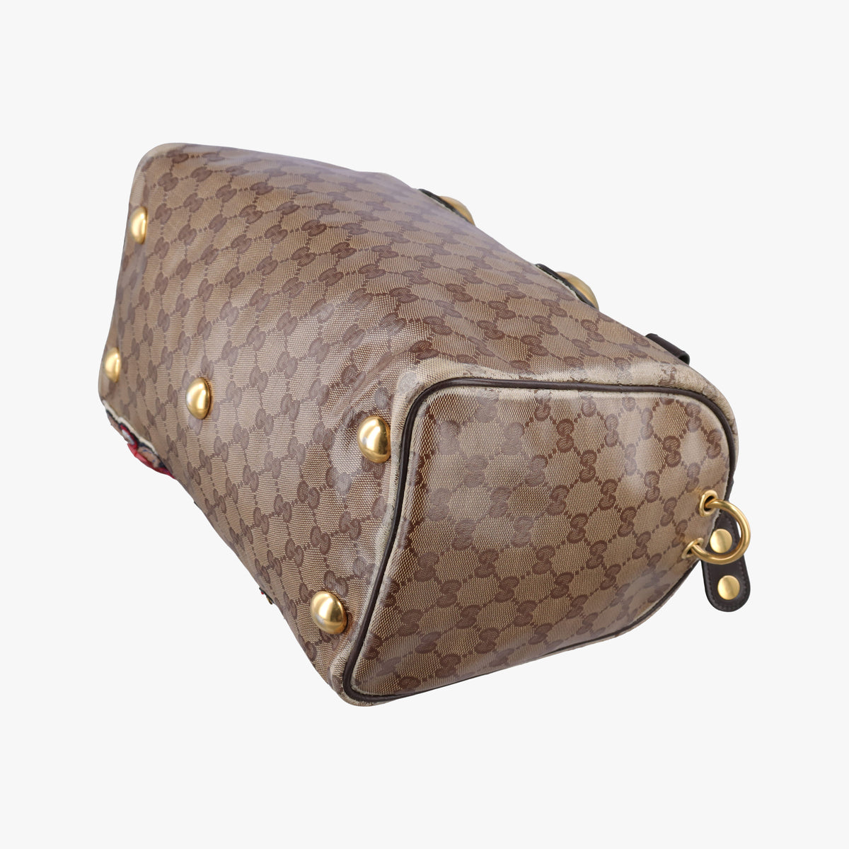 Pre-owned Gucci Babushka Multicolour PVC coated canvas×Leather 207775 handbag | stylenewstar