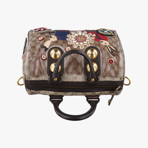 Pre-owned Gucci Babushka Multicolour PVC coated canvas×Leather 207775 handbag | stylenewstar