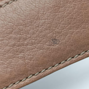 Pre-owned Gucci G Wave Hobo Brown Leather 232931 shoulderbag | stylenewstar