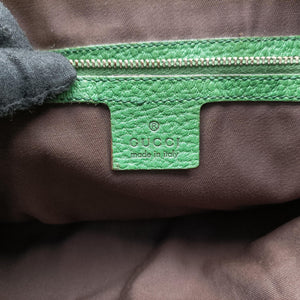 Secondhand Gucci Interlocking G Hobo Green Leather 130771 handbag | stylenewstar