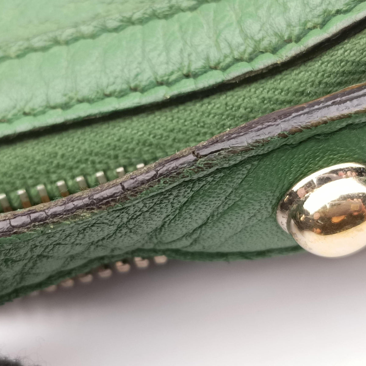Secondhand Gucci Interlocking G Hobo Green Leather 130771 handbag | stylenewstar