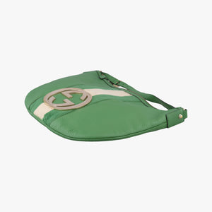 Secondhand Gucci Interlocking G Hobo Green Leather 130771 handbag | stylenewstar