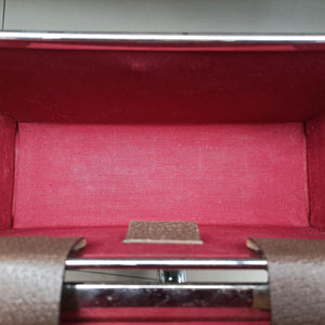 Pre-owned Gucci Bamboo Vanity Case Beige x Brown PVC coated canvas 588351 handbag | stylenewstar