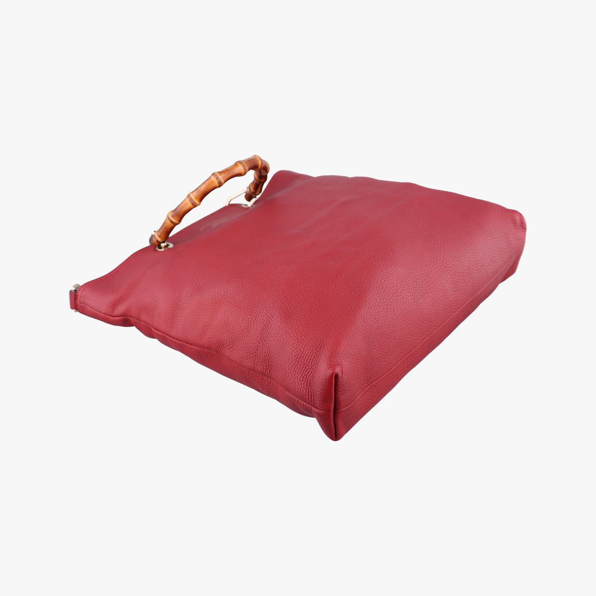 Vintage Gucci Bamboo Shopper Tote Red Leather 323663 shoulderbag | stylenewstar