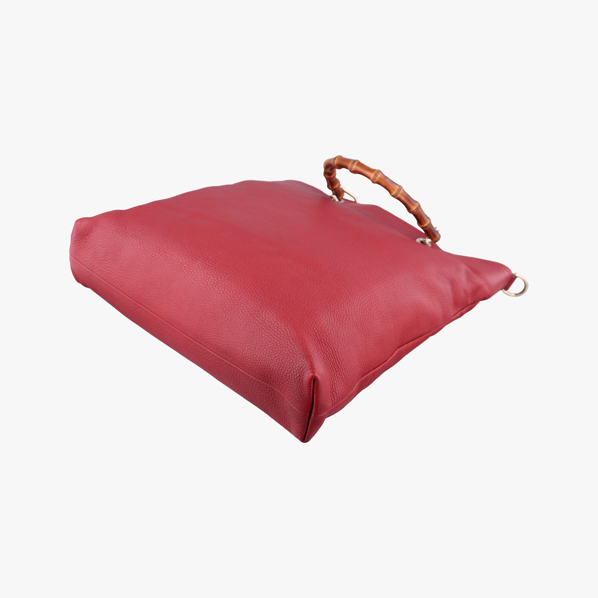 Vintage Gucci Bamboo Shopper Tote Red Leather 323663 shoulderbag | stylenewstar