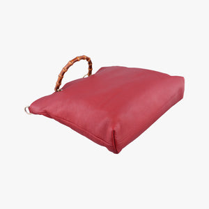 Vintage Gucci Bamboo Shopper Tote Red Leather 323663 shoulderbag | stylenewstar