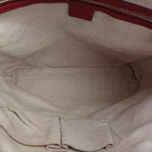 Vintage Gucci Bamboo Shopper Tote Red Leather 323663 shoulderbag | stylenewstar