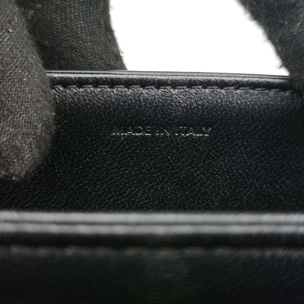 Pre-owned Celine Teen Triomphe Black Leather  shoulderbag | stylenewstar
