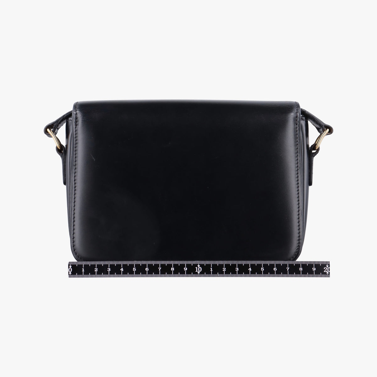 Pre-owned Celine Teen Triomphe Black Leather  shoulderbag | stylenewstar