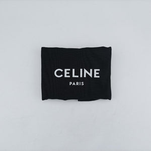 Pre-owned Celine Teen Triomphe Black Leather  shoulderbag | stylenewstar