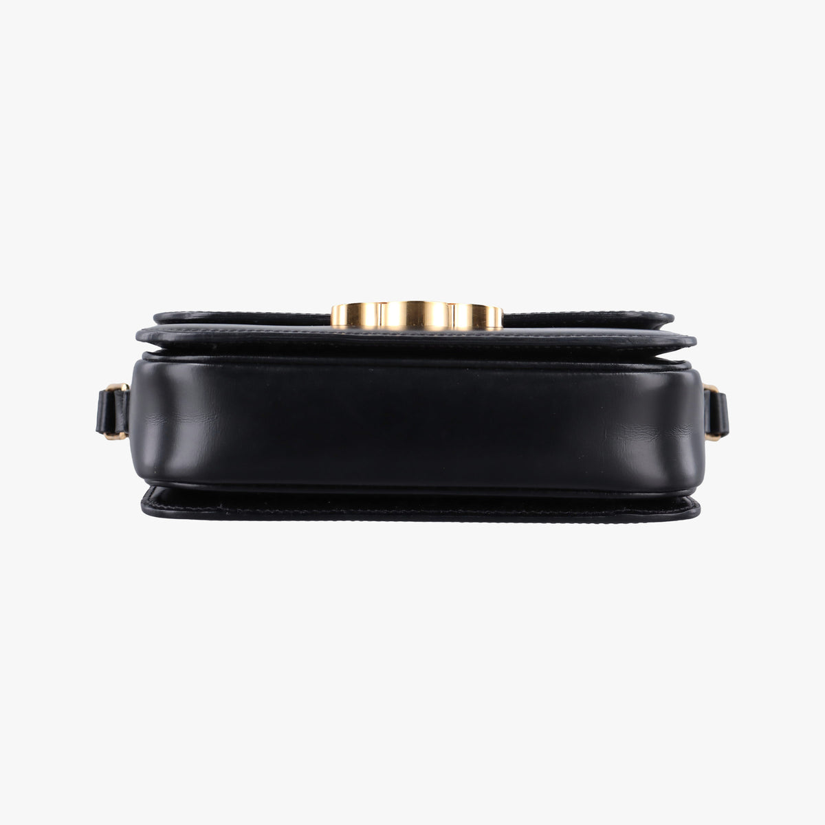 Pre-owned Celine Teen Triomphe Black Leather  shoulderbag | stylenewstar