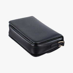 Pre-owned Celine Teen Triomphe Black Leather  shoulderbag | stylenewstar