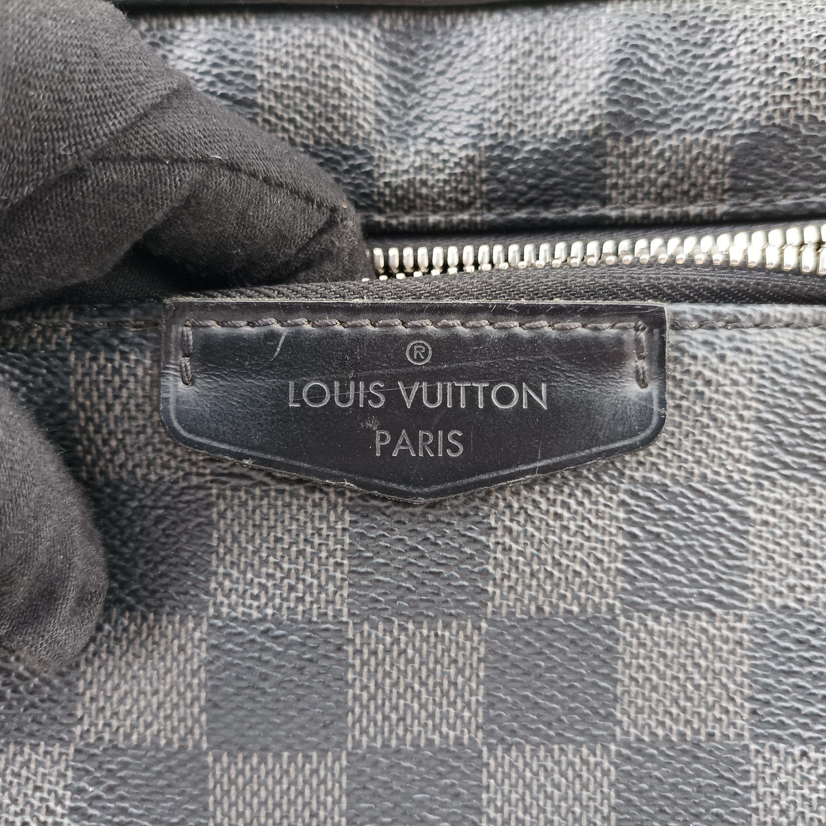 Pre-owned Louis Vuitton Josh Noir Damier Graphite N41473 backpack/rucksack | stylenewstar