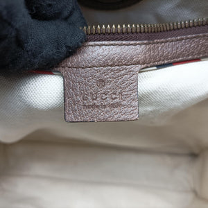 Pre-owned Gucci GG Supreme Courrier beige×Multicolour PVC coated canvas 474084 shoulderbag | stylenewstar