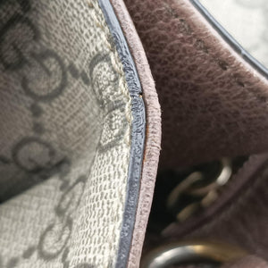 Pre-owned Gucci GG Supreme Courrier beige×Multicolour PVC coated canvas 474084 shoulderbag | stylenewstar