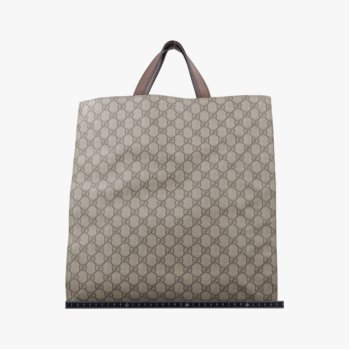 Pre-owned Gucci GG Supreme Courrier beige×Multicolour PVC coated canvas 474084 shoulderbag | stylenewstar