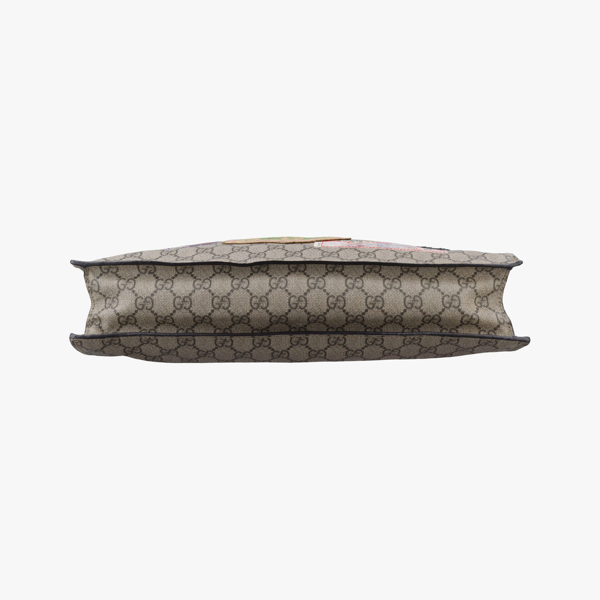 Pre-owned Gucci GG Supreme Courrier beige×Multicolour PVC coated canvas 474084 shoulderbag | stylenewstar