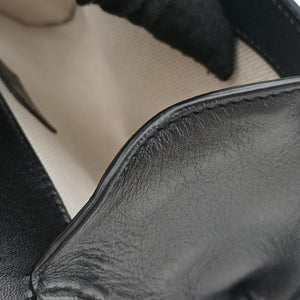 Pre-owned Gucci Bamboo Diana Black Leather 675795 shoulderbag | stylenewstar