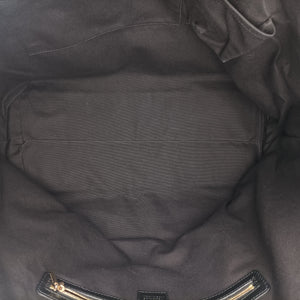Pre-owned VERSACE Barocco Print Black×Yellow Leather  shoulderbag | stylenewstar