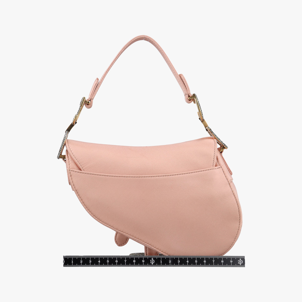 Pre-owned Christian Dior Saddle Pink silk  handbag | stylenewstar