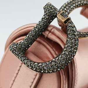 Pre-owned Christian Dior Saddle Pink silk  handbag | stylenewstar