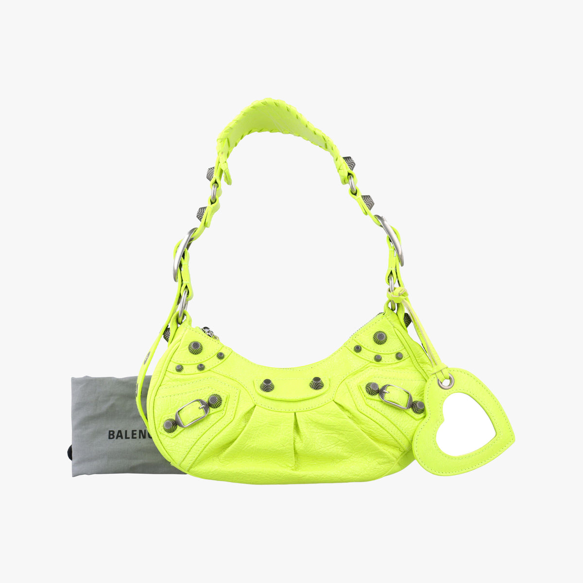 Vintage Balenciaga Le Cagole GreenYellow lambskin  shoulderbag | stylenewstar