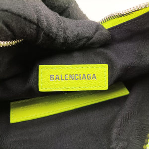 Vintage Balenciaga Le Cagole GreenYellow lambskin  shoulderbag | stylenewstar