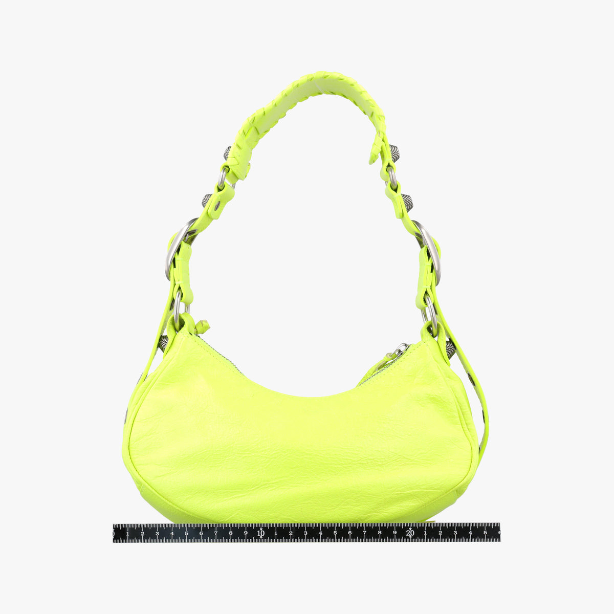 Vintage Balenciaga Le Cagole GreenYellow lambskin  shoulderbag | stylenewstar
