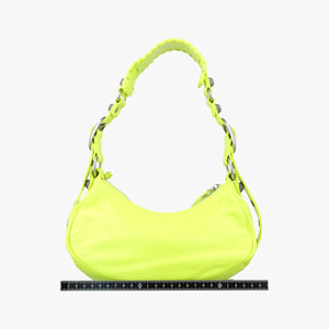 Vintage Balenciaga Le Cagole GreenYellow lambskin  shoulderbag | stylenewstar