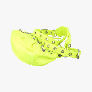 Vintage Balenciaga Le Cagole GreenYellow lambskin  shoulderbag | stylenewstar