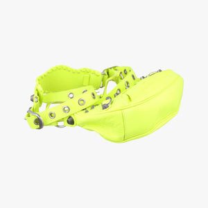 Vintage Balenciaga Le Cagole GreenYellow lambskin  shoulderbag | stylenewstar