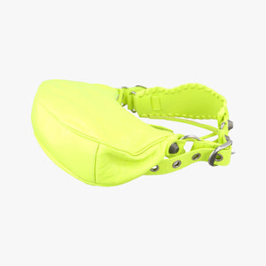 Vintage Balenciaga Le Cagole GreenYellow lambskin  shoulderbag | stylenewstar